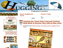 Tablet Screenshot of huggingthecoast.com